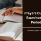 Prayers During Examination Period