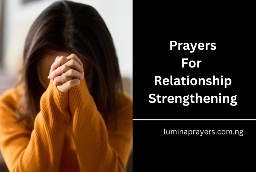Prayers For Relationship Strengthening