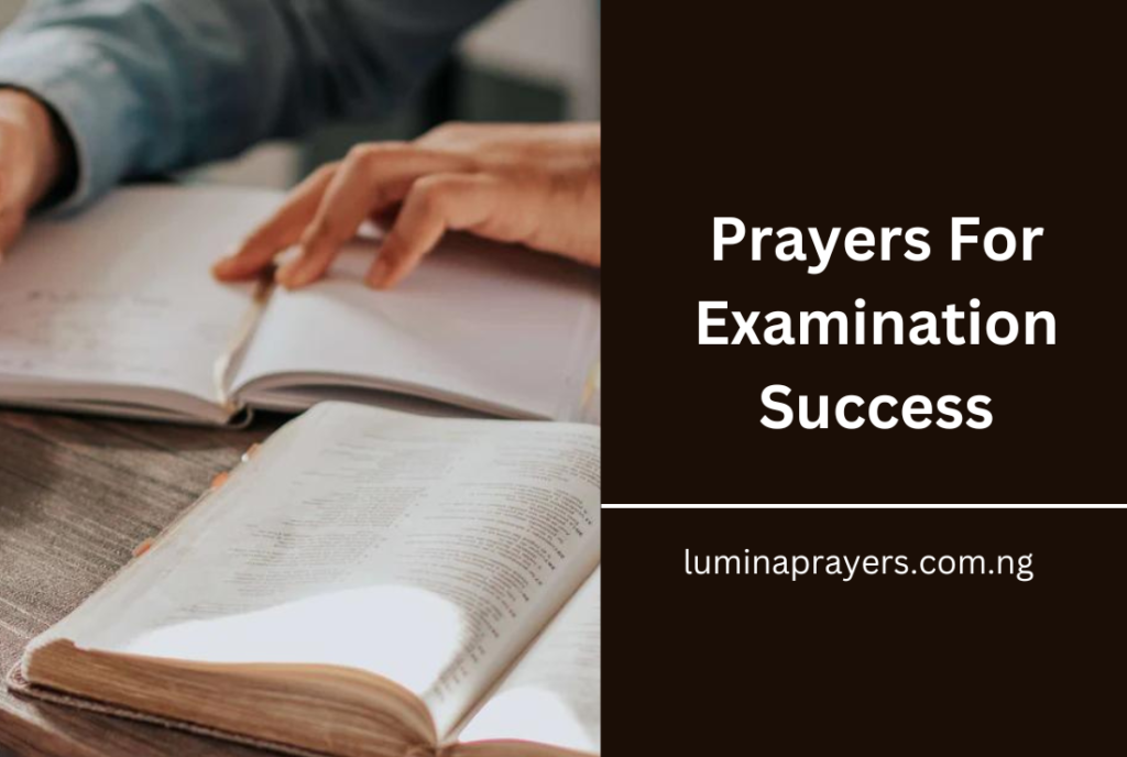 Prayers For Examination Success