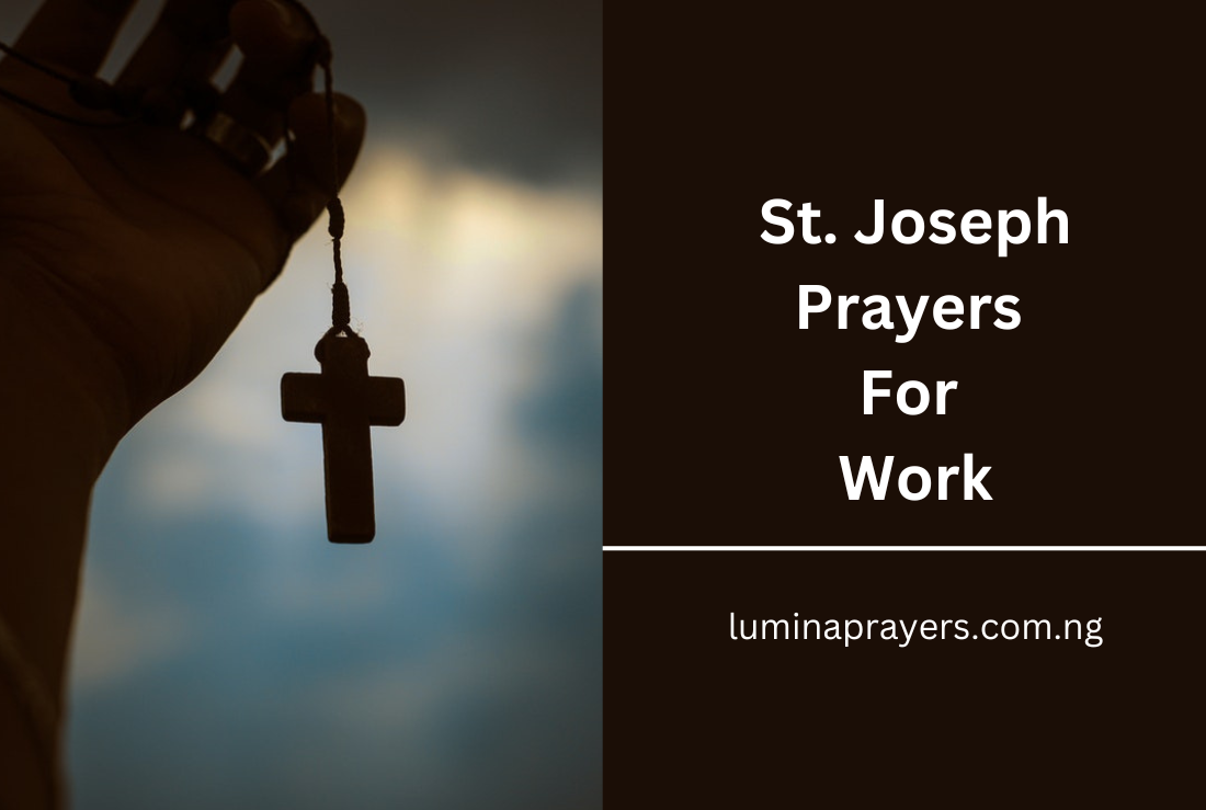 St. Joseph Prayers For Work