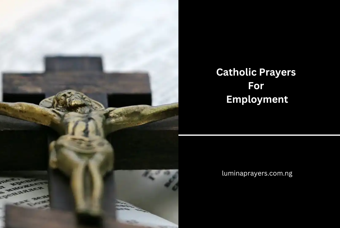 Catholic Prayers For Employment