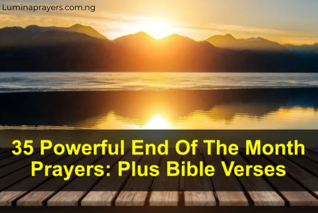 End of The Month Prayers