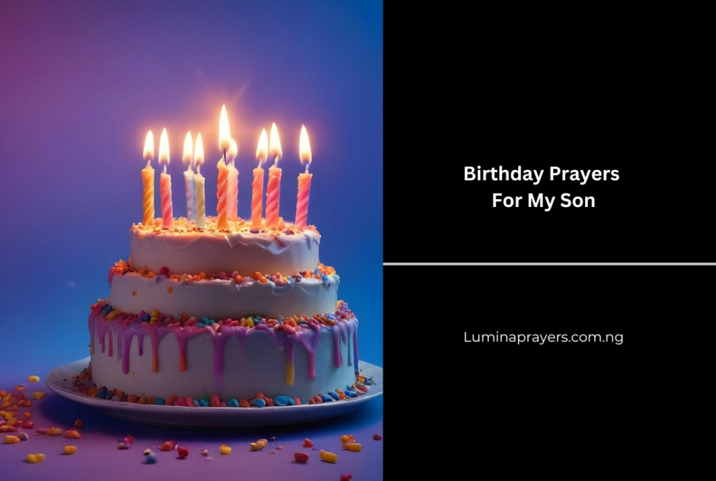 Birthday Prayers For My Son