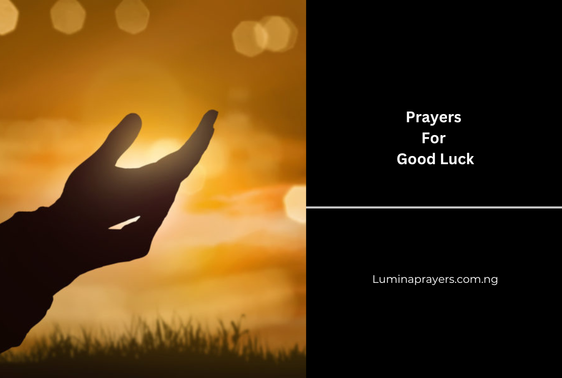 Prayers For Good Luck