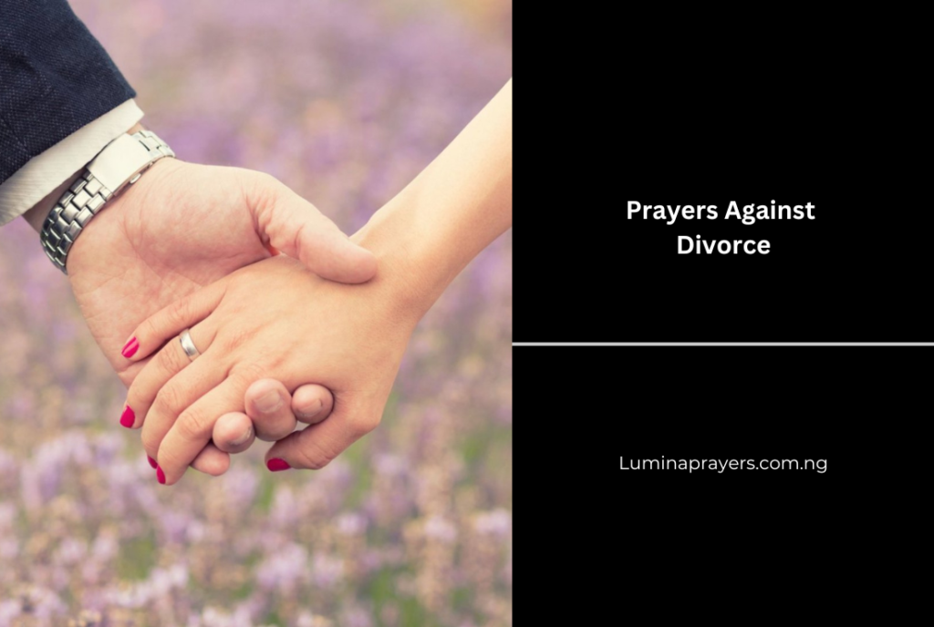 Prayers Against Divorce