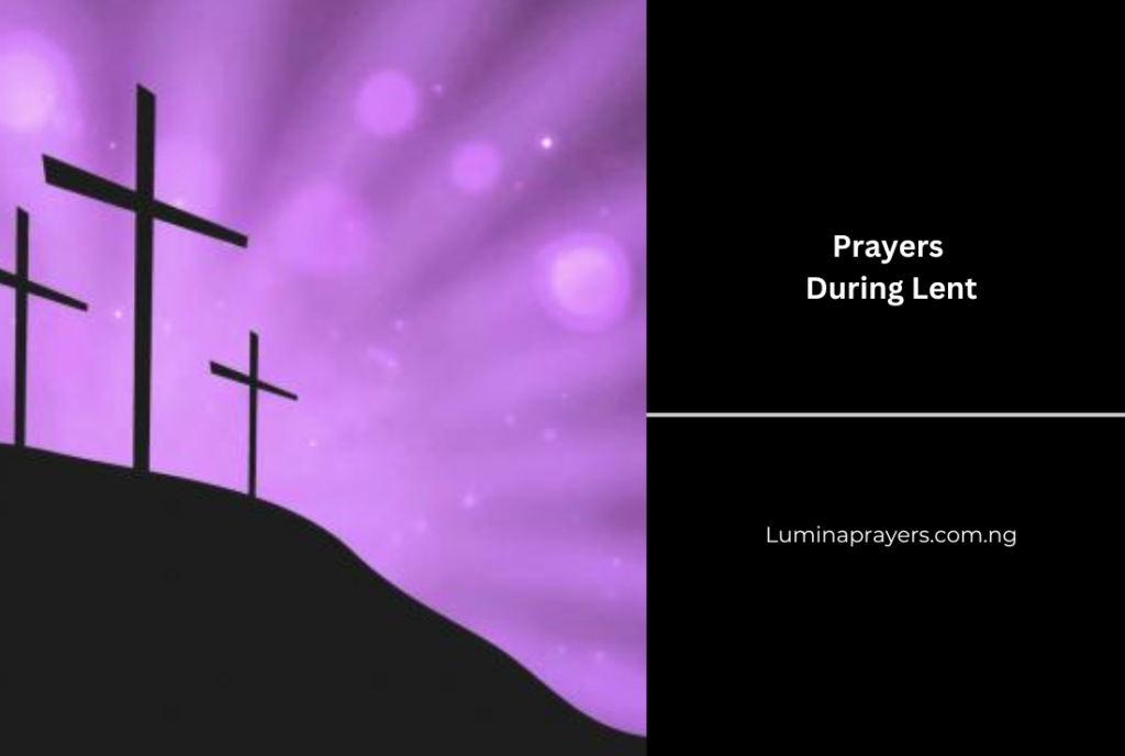 Prayers During Lent