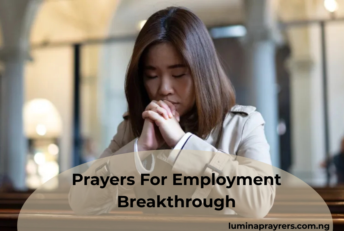 Prayers For Employment Breakthrough