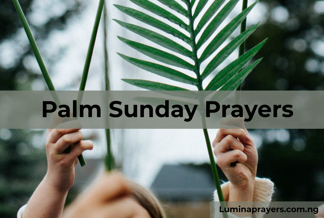 Palm Sunday Prayers