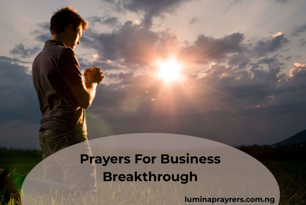 Prayers For Business Breakthrough