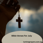 Bible Verses For July